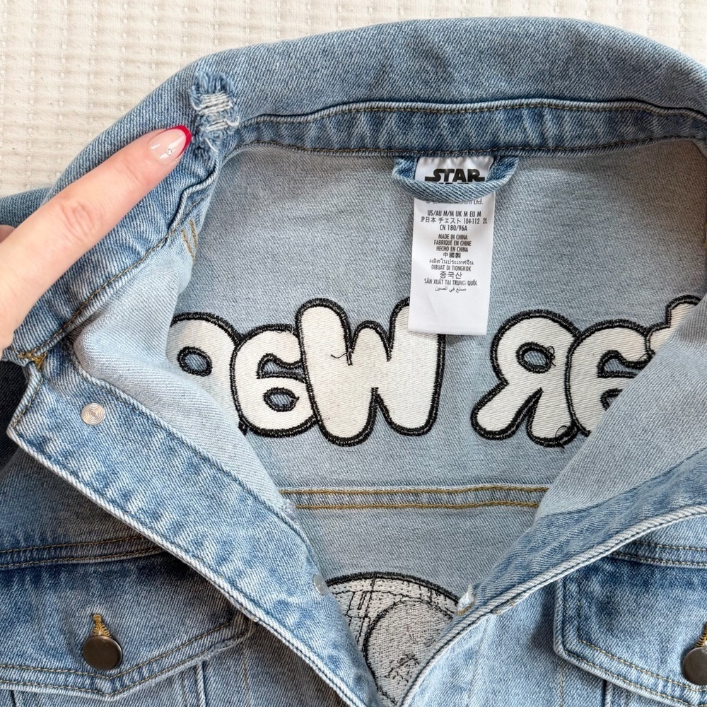 Star Wars Darth Vader and Stormtroopers Meets the '90s Denim Jacket For Adults - Picture 11 of 11